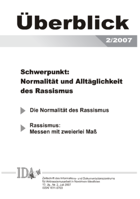 Überblick Nr. 2, Juli 2007 Überblick Nr. 2, Juli 2007