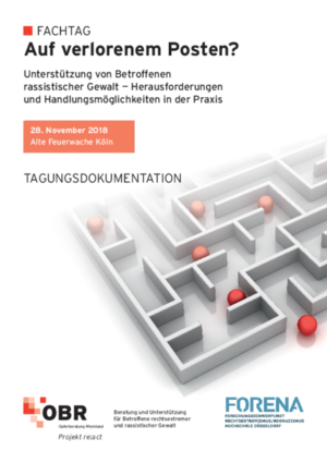 Projekt re:act – Doku Fachtag "Auf verlorenem Posten?" Projekt re:act – Doku Fachtag "Auf verlorenem Posten?"