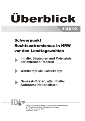 Überblick Nr. 1, März 2010 Überblick Nr. 1, März 2010