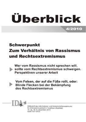 Überblick Nr. 4, Dezember 2010 Überblick Nr. 4, Dezember 2010