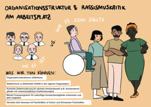 Organisationskultur und Rassismuskritik am Arbeitsplatz Organisationskultur und Rassismuskritik am Arbeitsplatz