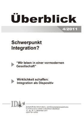Überblick Nr. 4, Dezember 2011 Überblick Nr. 4, Dezember 2011